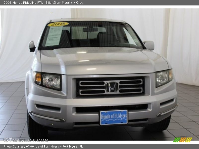 Billet Silver Metallic / Gray 2008 Honda Ridgeline RTL