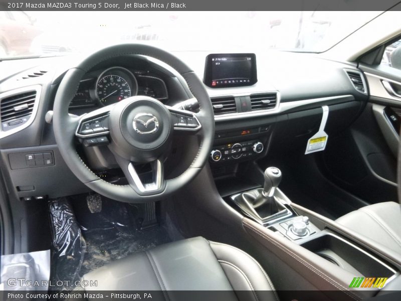 Jet Black Mica / Black 2017 Mazda MAZDA3 Touring 5 Door