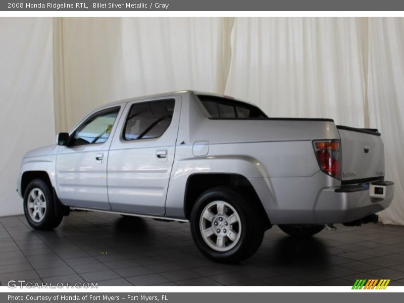 Billet Silver Metallic / Gray 2008 Honda Ridgeline RTL