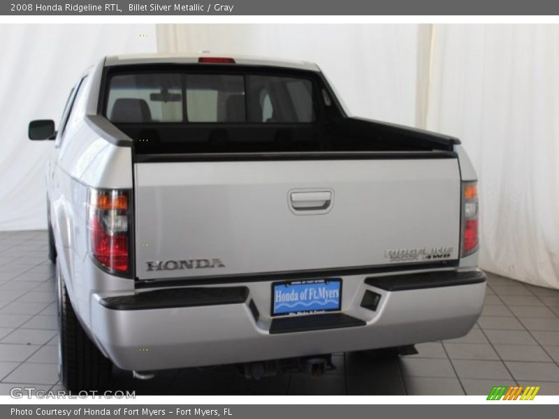 Billet Silver Metallic / Gray 2008 Honda Ridgeline RTL