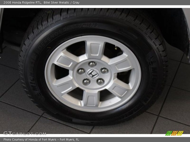 Billet Silver Metallic / Gray 2008 Honda Ridgeline RTL