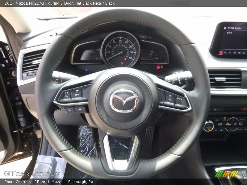 Jet Black Mica / Black 2017 Mazda MAZDA3 Touring 5 Door