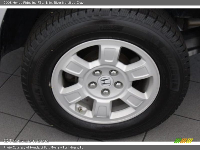 Billet Silver Metallic / Gray 2008 Honda Ridgeline RTL