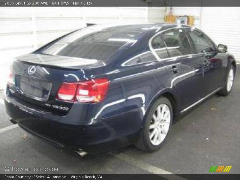 Blue Onyx Pearl / Black 2006 Lexus GS 300 AWD