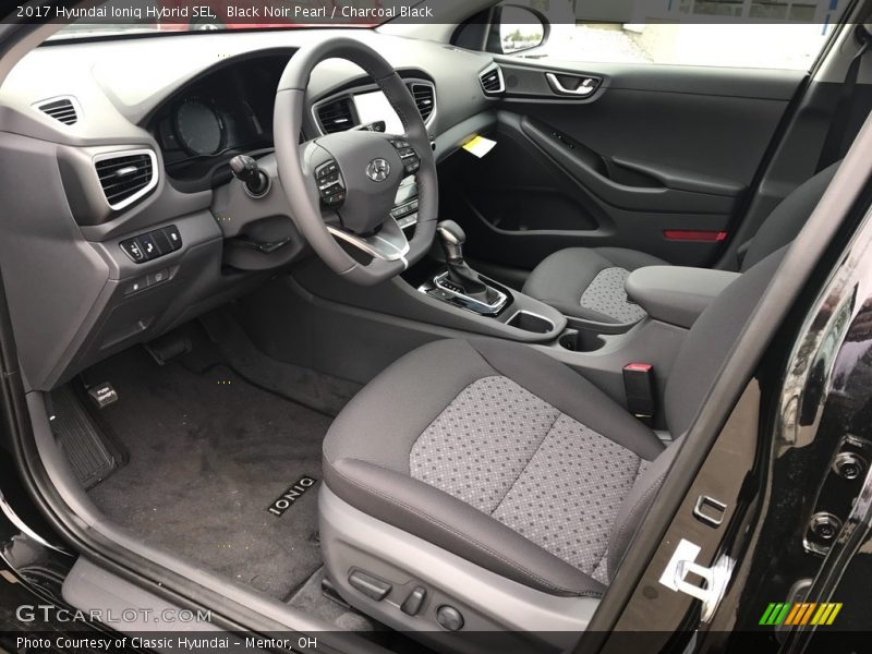  2017 Ioniq Hybrid SEL Charcoal Black Interior