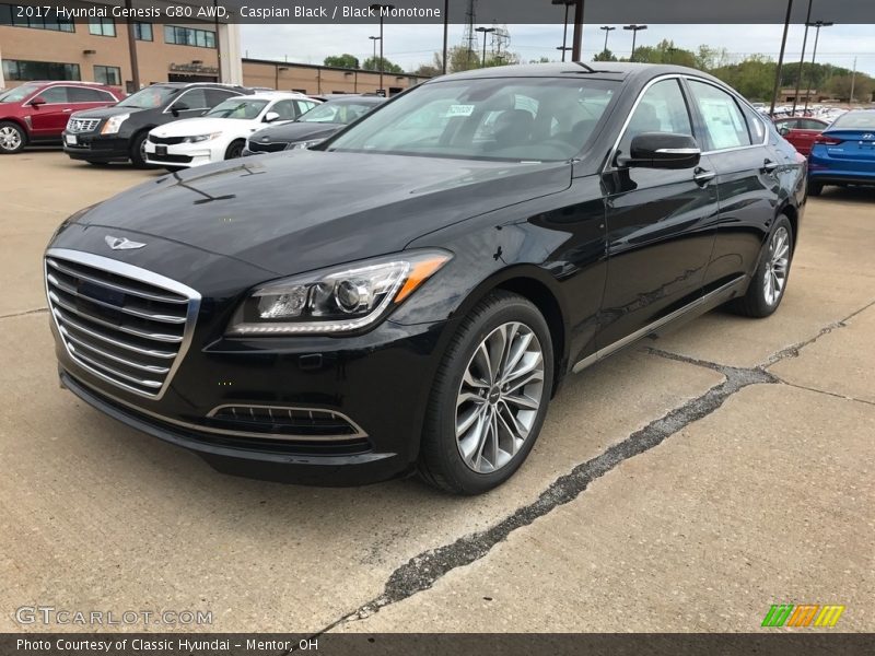 Caspian Black / Black Monotone 2017 Hyundai Genesis G80 AWD