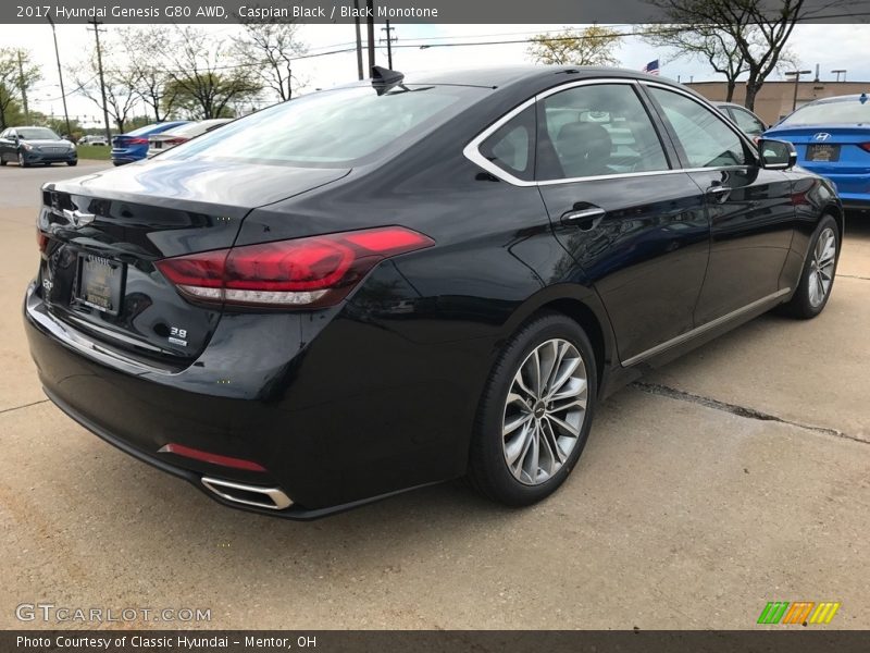 Caspian Black / Black Monotone 2017 Hyundai Genesis G80 AWD