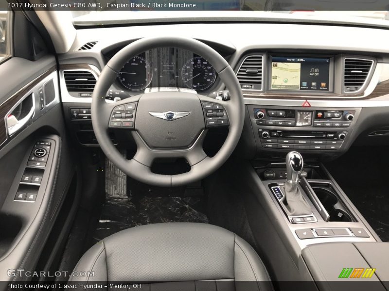 Caspian Black / Black Monotone 2017 Hyundai Genesis G80 AWD