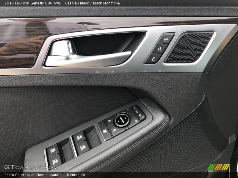 Caspian Black / Black Monotone 2017 Hyundai Genesis G80 AWD