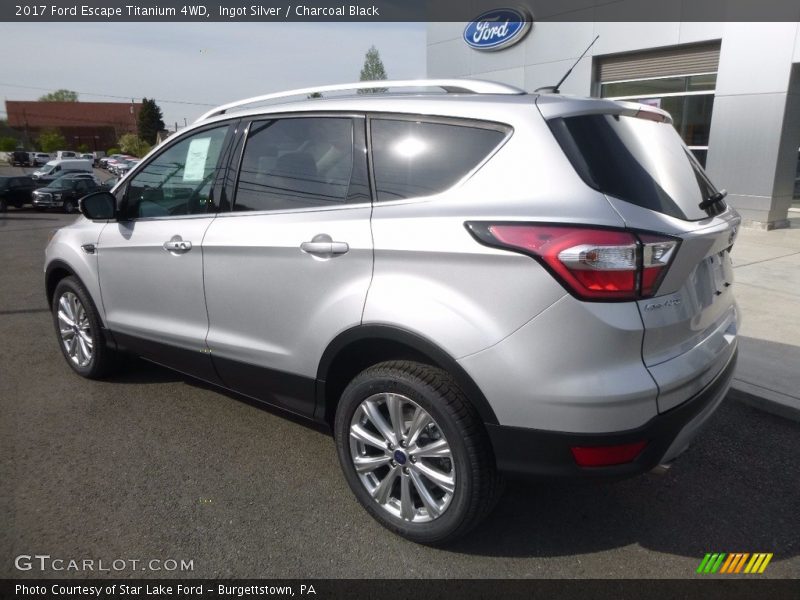 Ingot Silver / Charcoal Black 2017 Ford Escape Titanium 4WD