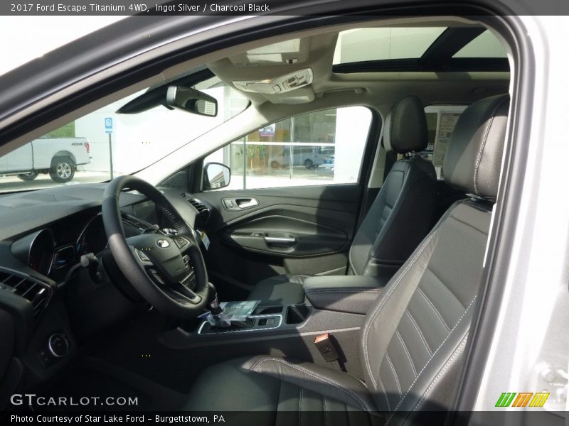 Ingot Silver / Charcoal Black 2017 Ford Escape Titanium 4WD