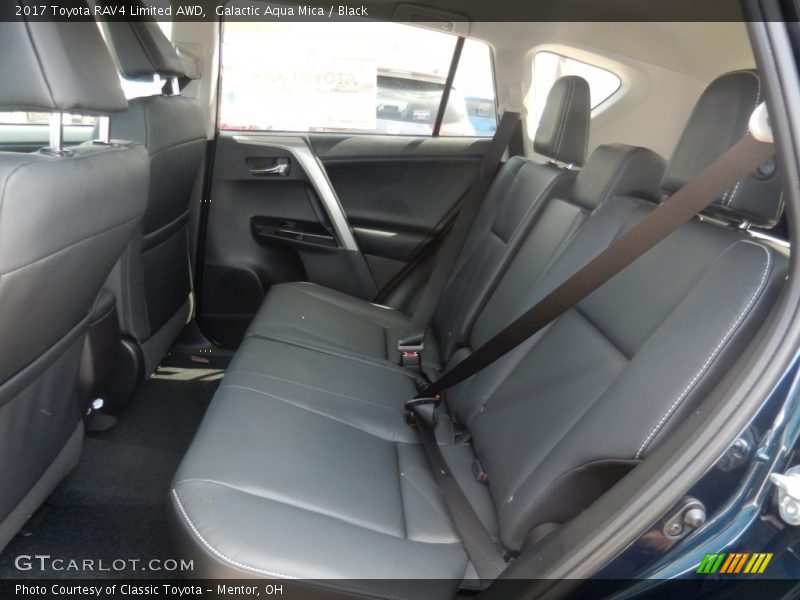 Galactic Aqua Mica / Black 2017 Toyota RAV4 Limited AWD