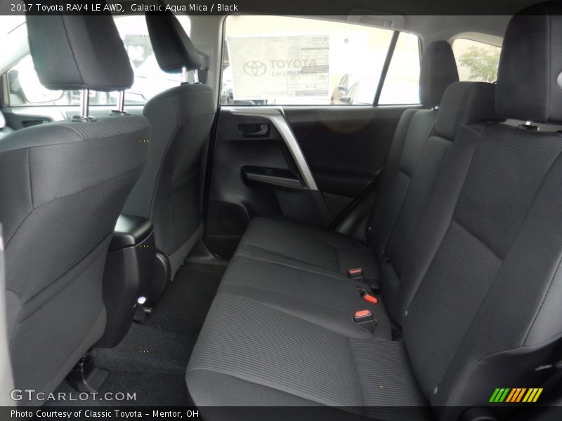 Galactic Aqua Mica / Black 2017 Toyota RAV4 LE AWD