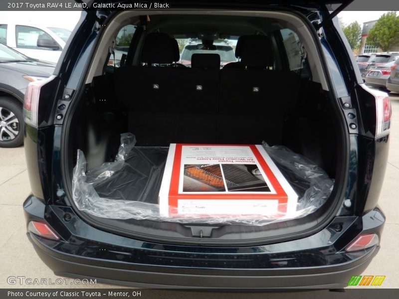 Galactic Aqua Mica / Black 2017 Toyota RAV4 LE AWD