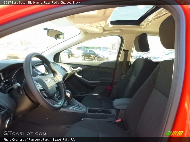Race Red / Charcoal Black 2017 Ford Focus SEL Hatch