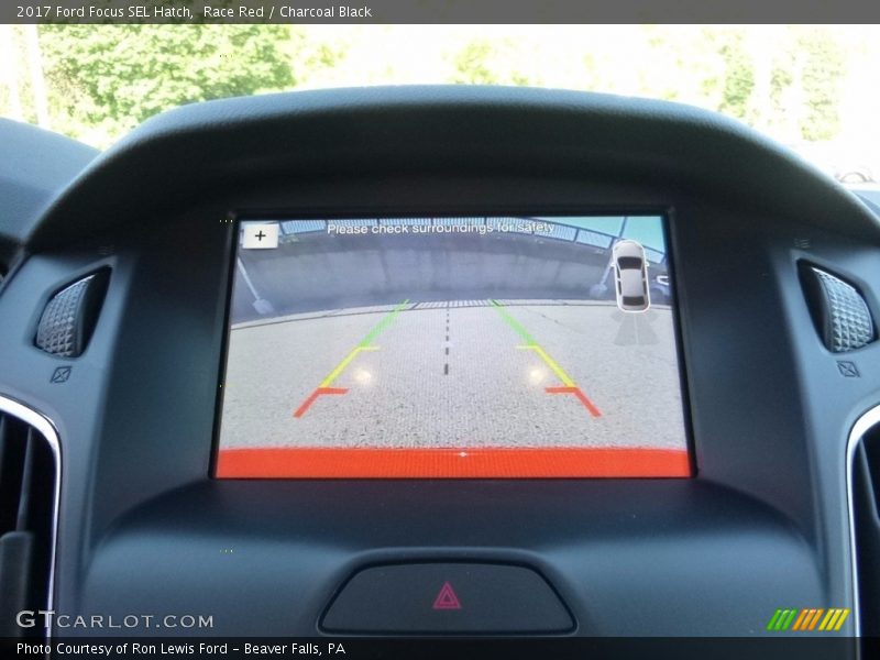 Race Red / Charcoal Black 2017 Ford Focus SEL Hatch