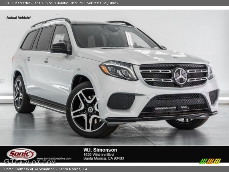 Iridium Silver Metallic / Black 2017 Mercedes-Benz GLS 550 4Matic