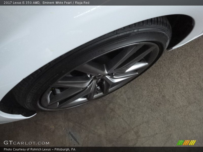 Eminent White Pearl / Rioja Red 2017 Lexus IS 350 AWD