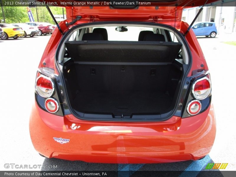 Inferno Orange Metallic / Dark Pewter/Dark Titanium 2013 Chevrolet Sonic LT Hatch