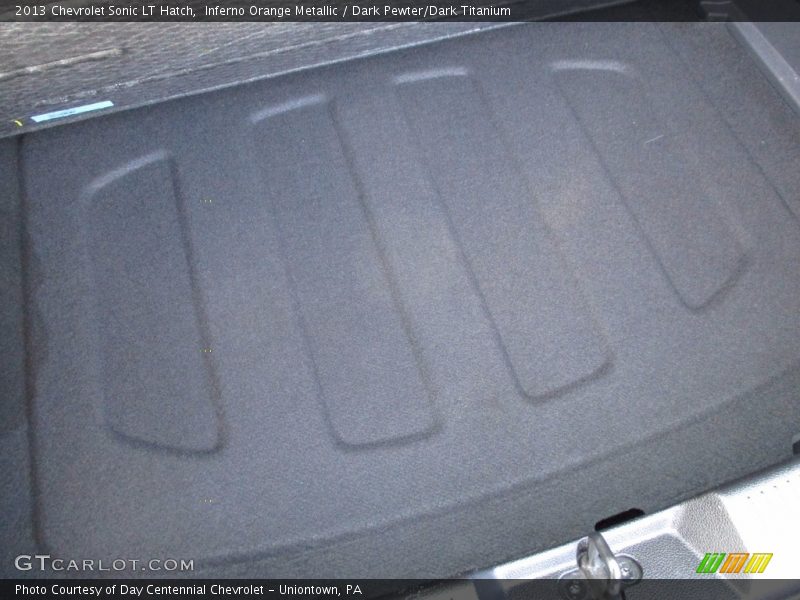 Inferno Orange Metallic / Dark Pewter/Dark Titanium 2013 Chevrolet Sonic LT Hatch