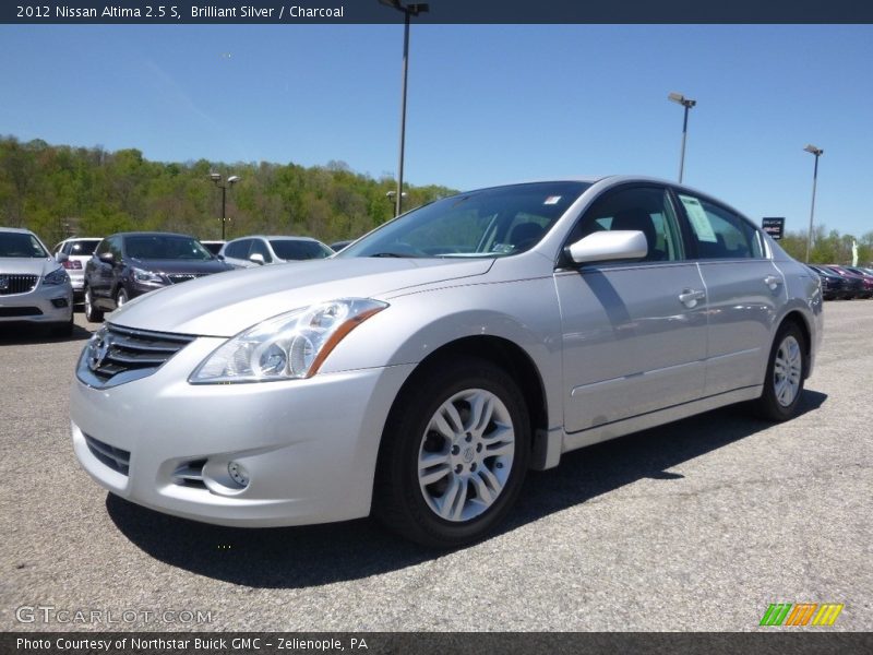 Brilliant Silver / Charcoal 2012 Nissan Altima 2.5 S