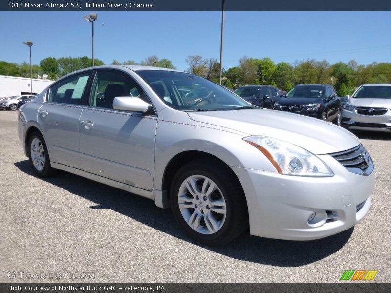 Brilliant Silver / Charcoal 2012 Nissan Altima 2.5 S