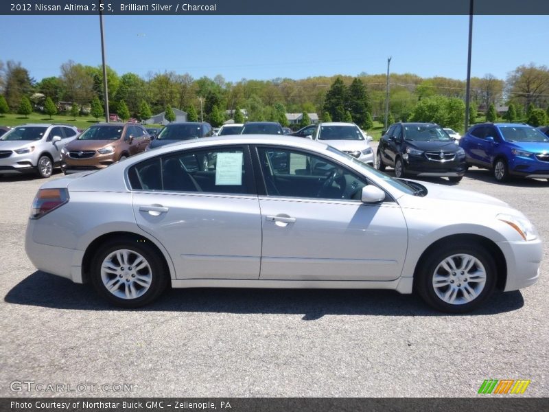 Brilliant Silver / Charcoal 2012 Nissan Altima 2.5 S