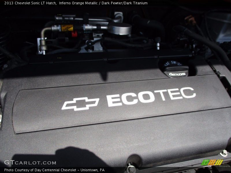Inferno Orange Metallic / Dark Pewter/Dark Titanium 2013 Chevrolet Sonic LT Hatch