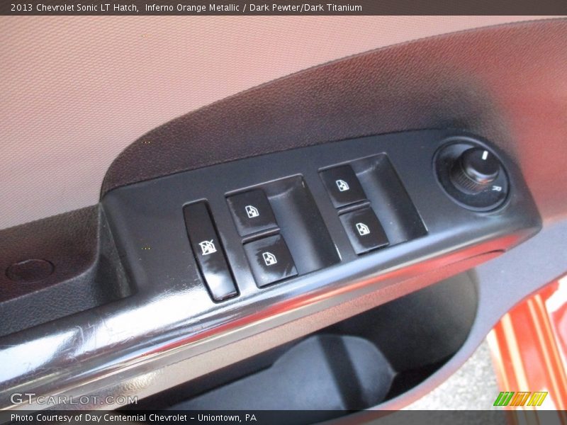 Inferno Orange Metallic / Dark Pewter/Dark Titanium 2013 Chevrolet Sonic LT Hatch