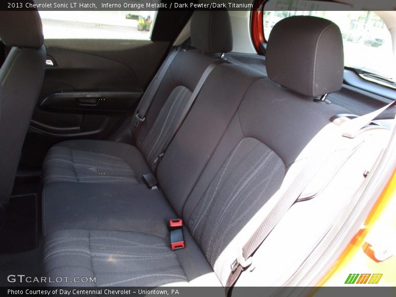 Inferno Orange Metallic / Dark Pewter/Dark Titanium 2013 Chevrolet Sonic LT Hatch