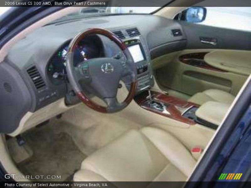 Blue Onyx Pearl / Cashmere 2006 Lexus GS 300 AWD