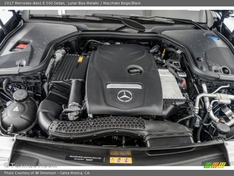 Lunar Blue Metallic / Macchiato Beige/Black 2017 Mercedes-Benz E 300 Sedan