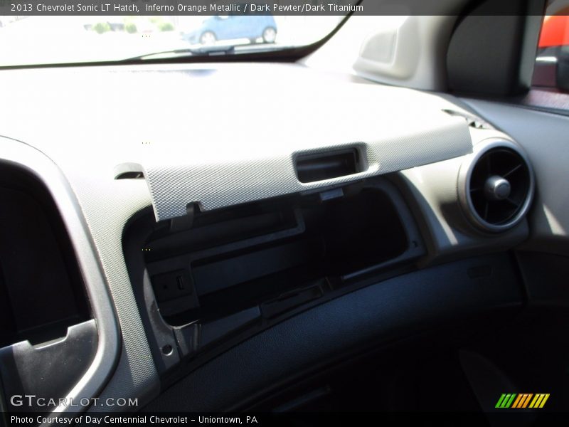 Inferno Orange Metallic / Dark Pewter/Dark Titanium 2013 Chevrolet Sonic LT Hatch