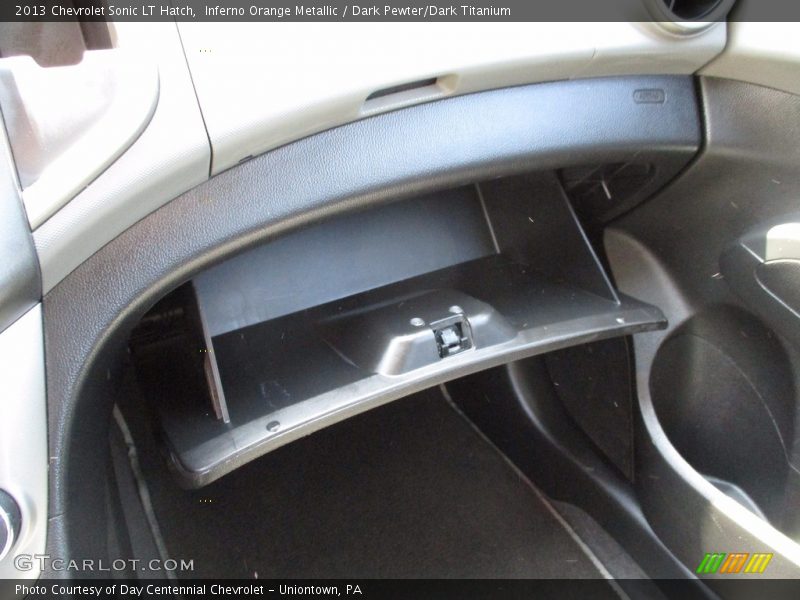 Inferno Orange Metallic / Dark Pewter/Dark Titanium 2013 Chevrolet Sonic LT Hatch