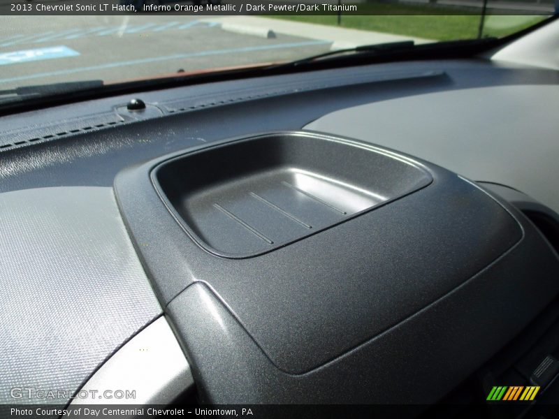 Inferno Orange Metallic / Dark Pewter/Dark Titanium 2013 Chevrolet Sonic LT Hatch
