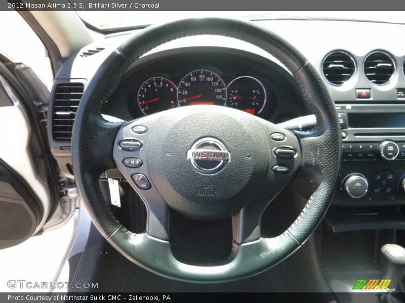 Brilliant Silver / Charcoal 2012 Nissan Altima 2.5 S