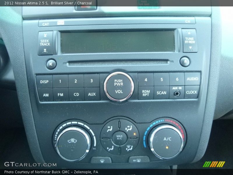 Brilliant Silver / Charcoal 2012 Nissan Altima 2.5 S