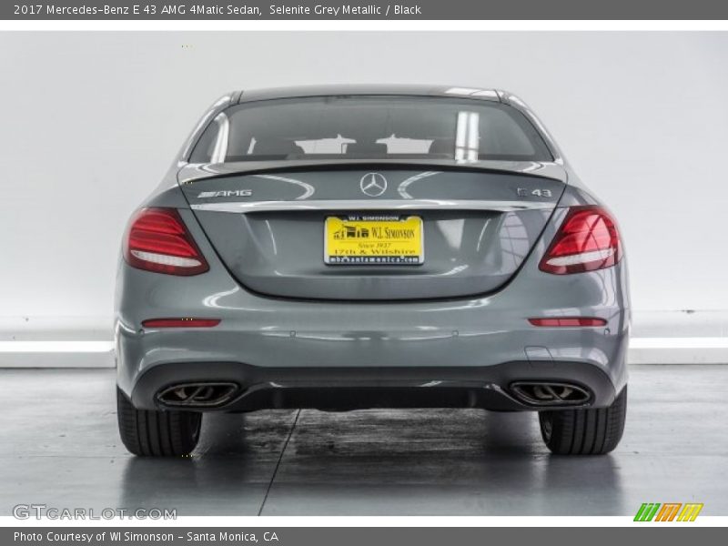 Selenite Grey Metallic / Black 2017 Mercedes-Benz E 43 AMG 4Matic Sedan