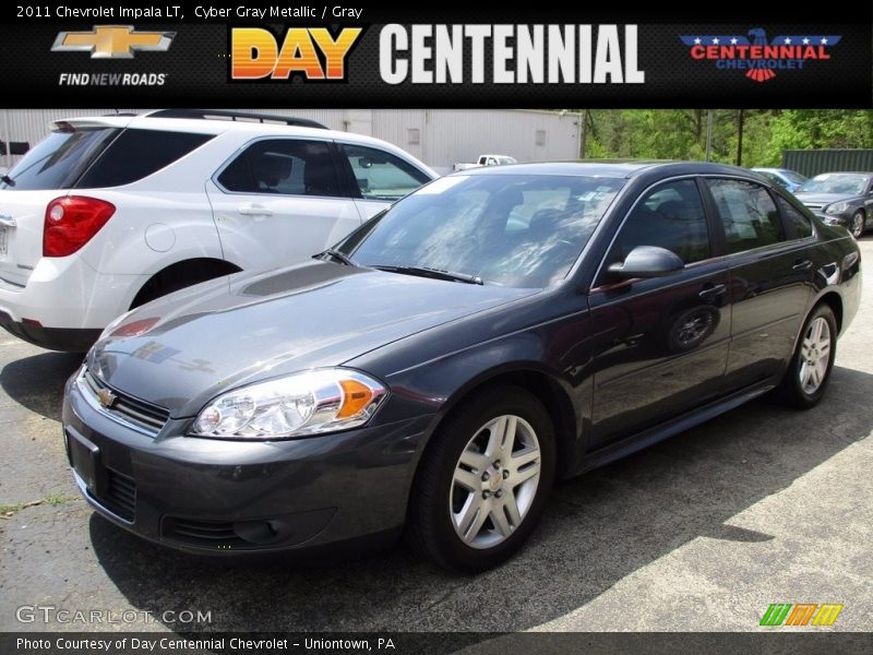Cyber Gray Metallic / Gray 2011 Chevrolet Impala LT