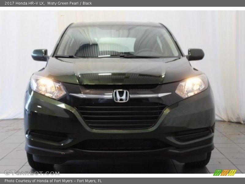 Misty Green Pearl / Black 2017 Honda HR-V LX