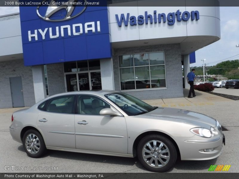 Gold Mist Metallic / Neutral 2008 Buick LaCrosse CXL