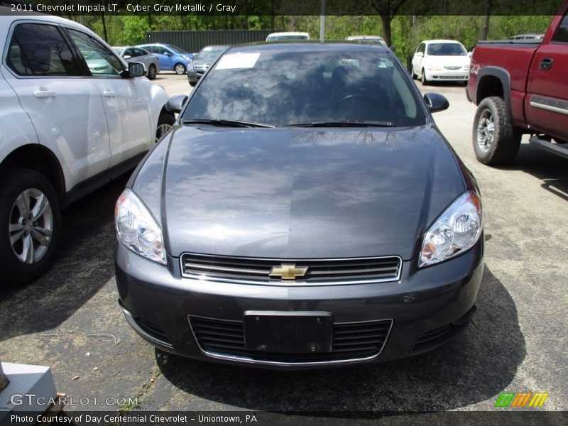Cyber Gray Metallic / Gray 2011 Chevrolet Impala LT