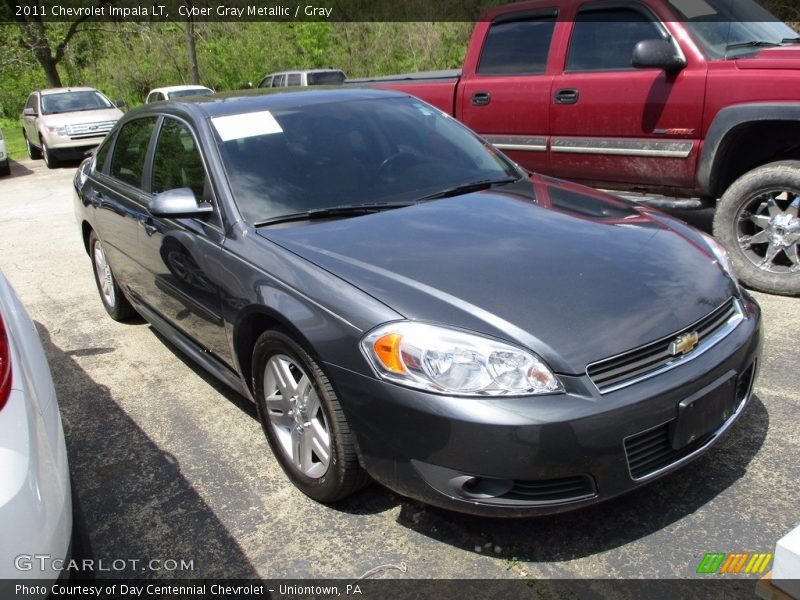 Cyber Gray Metallic / Gray 2011 Chevrolet Impala LT