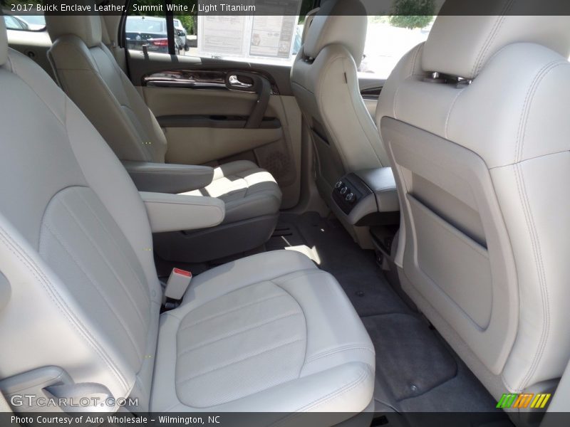Summit White / Light Titanium 2017 Buick Enclave Leather