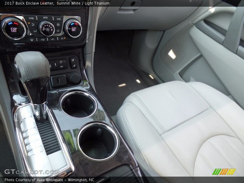 Summit White / Light Titanium 2017 Buick Enclave Leather