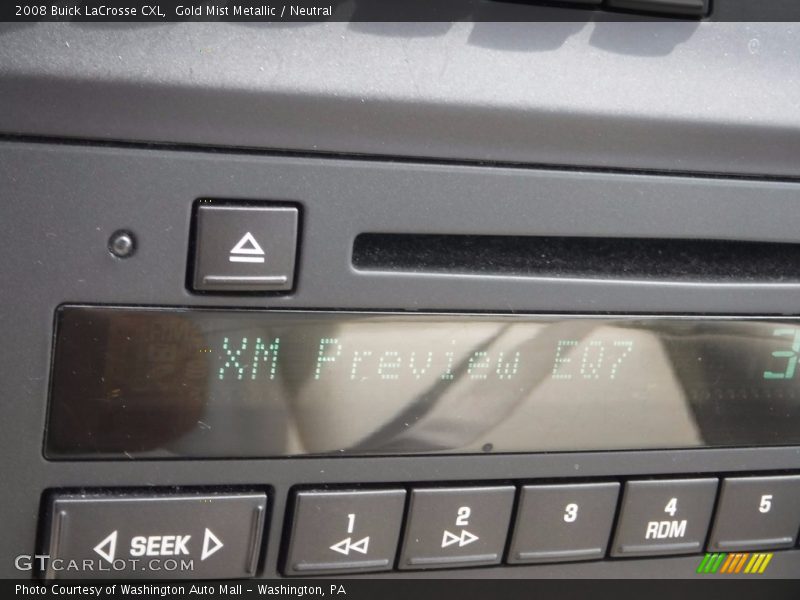 Gold Mist Metallic / Neutral 2008 Buick LaCrosse CXL