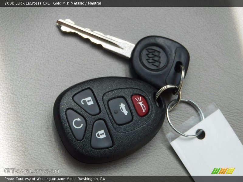 Gold Mist Metallic / Neutral 2008 Buick LaCrosse CXL