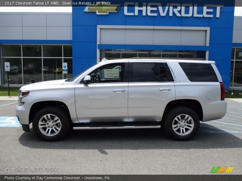 Silver Ice Metallic / Jet Black 2017 Chevrolet Tahoe LT 4WD