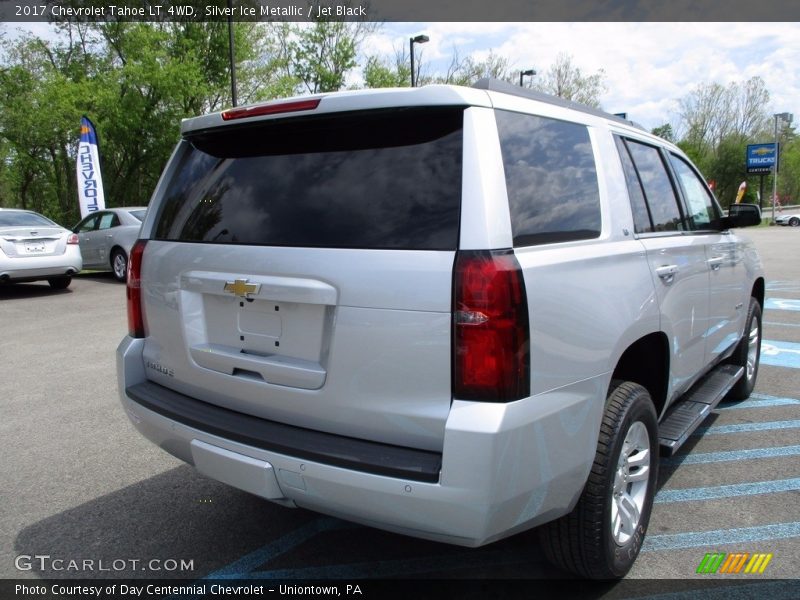Silver Ice Metallic / Jet Black 2017 Chevrolet Tahoe LT 4WD