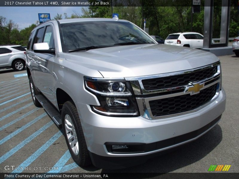 Silver Ice Metallic / Jet Black 2017 Chevrolet Tahoe LT 4WD
